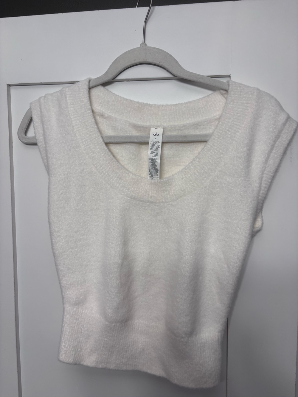 ALO Snuggle Up Short Sleeve Top- M